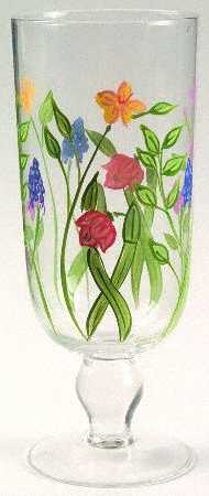 Spring Meadow (Hand Painted) Iced Tea