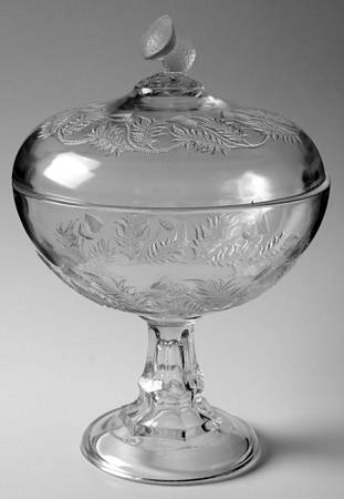 Thistle 10" Compote & Lid
