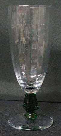 Holiday (Green Stem) Fluted Champagne