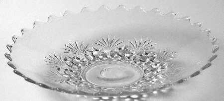Rosette and Palms 9" Cupped Plate