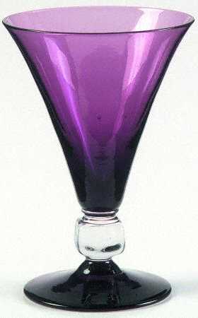 Hellenic Amethyst (Amethyst Bowl and Foot) Sherry Glass