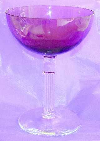 Colonnade Amethyst Champagne/Tall Sherbet
