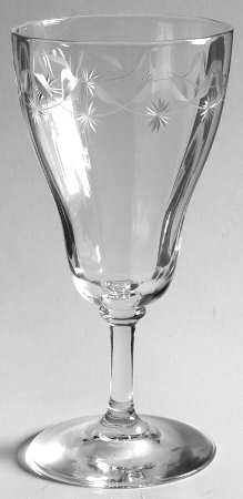 Cut 841 - (Optic) Water Goblet