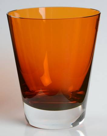 Mosaique (Tumblers) Orange Flat Tumbler