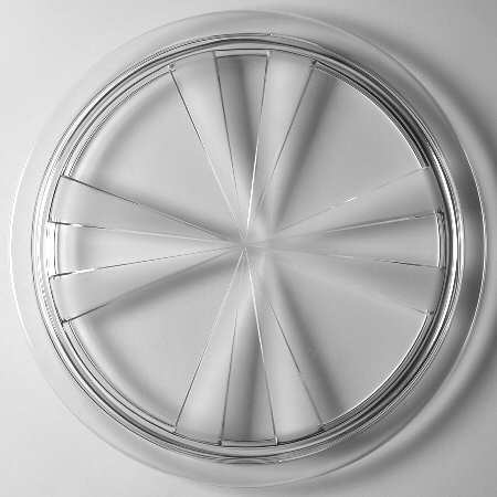 Pin Wheel Frost Cake Plate