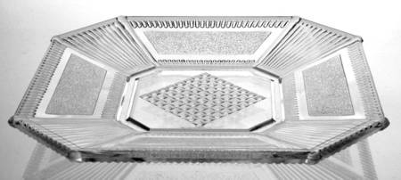 Pleat and Panel Clear 7" Salad Plate