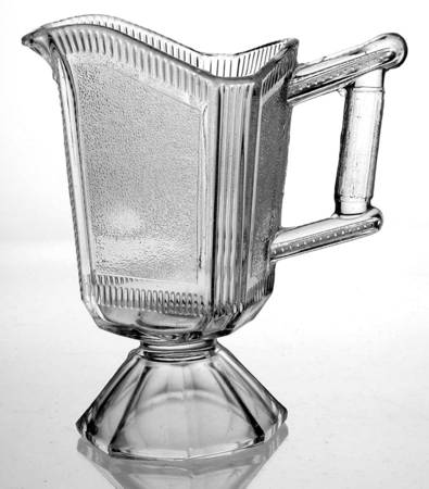 Pleat and Panel Clear Creamer