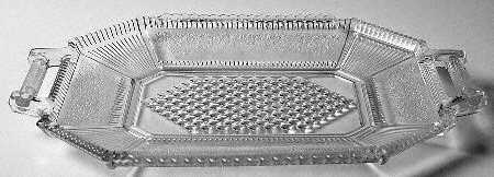 Pleat and Panel Clear Bread Tray