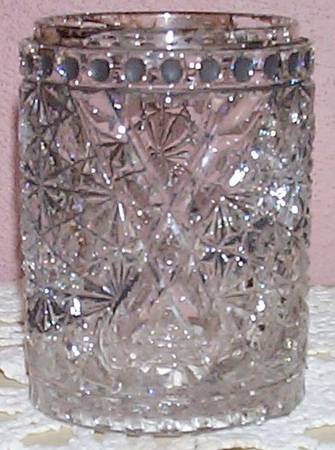 Daisy and Button Clear Pickle Jar No Lid
