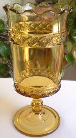 Spirea Band Amber Celery Vase
