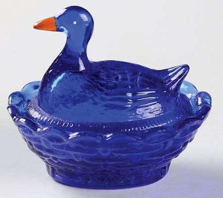 Animals & Figurines Duck Salt & Lid