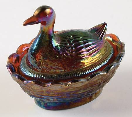 Animals & Figurines Duck Salt & Lid