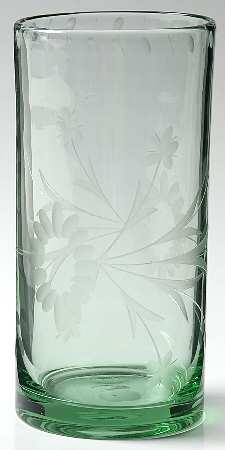 BFZ1 Green Highball Glass