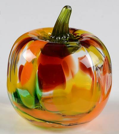 Blenko Fruits & Vegetables #9355S 5" Small Pumpkin