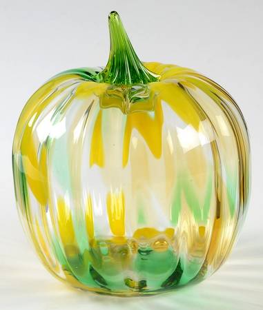 Blenko Fruits & Vegetables #9355L 6" Large Pumpkin