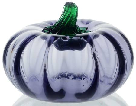 Blenko Fruits & Vegetables #6618W 6" Wide Pumpkin