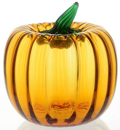 Blenko Fruits & Vegetables #9355L 6"-7" Large Pumpkin