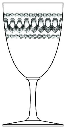 Etch 311-1 Water Goblet