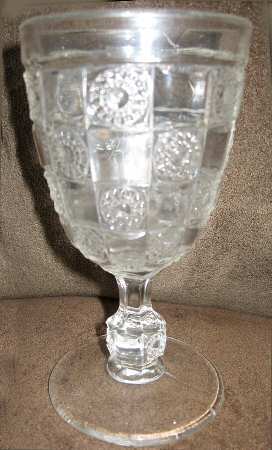 Log and Star Clear by Bellaire Goblet 