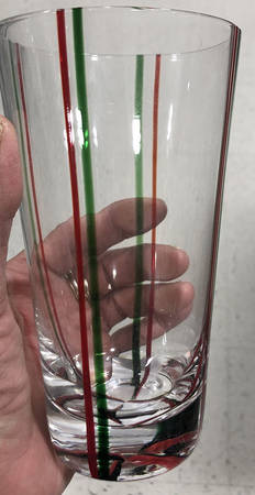 Yuletide Highball Glass