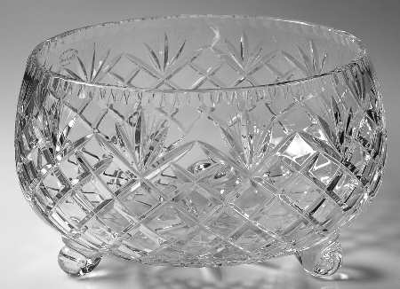 Oxford (Smooth Stem) 10" 3-Toed Footed Bowl