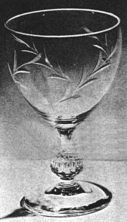 Bridal Spray Water Goblet