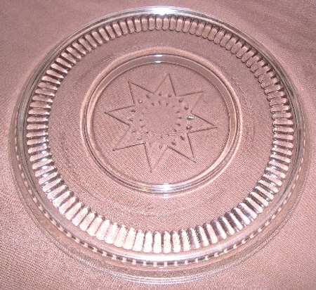 Aurora Clear Round Tray