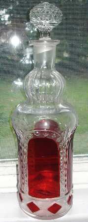 Aurora Ruby Flash Decanter & Stopper