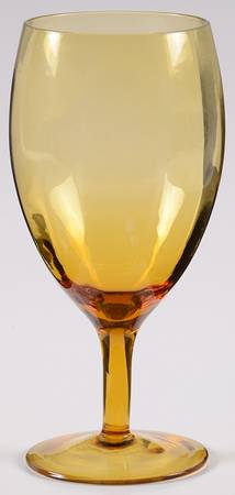 BHC1 Amber Water Goblet