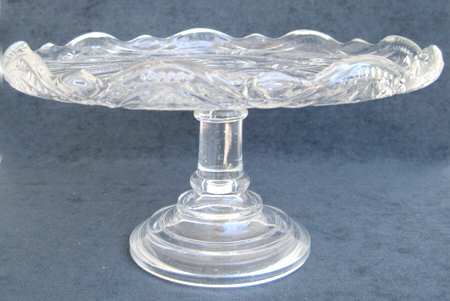 Jasper Clear Round Cake Stand