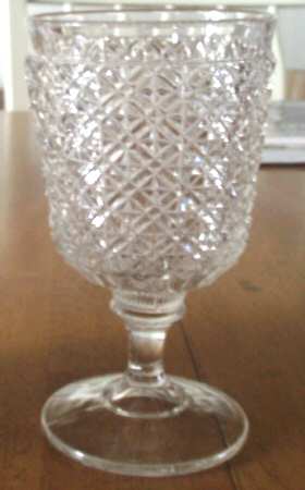 Fine Cut Clear Water Goblet