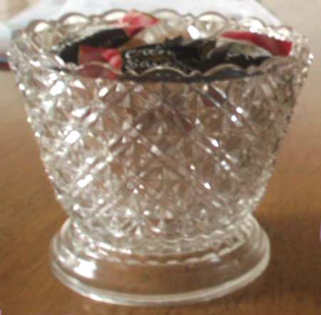 Fine Cut Clear Finger Bowl