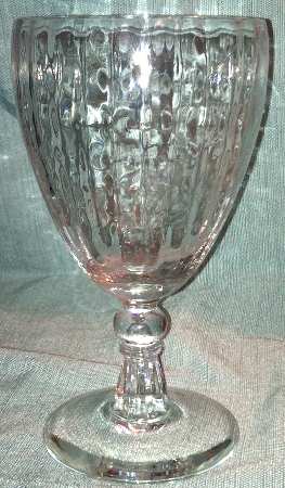 875 (Block Optic) Water Goblet