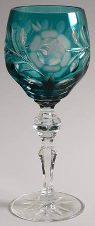 BEZ4 Emerald Green Water Goblet