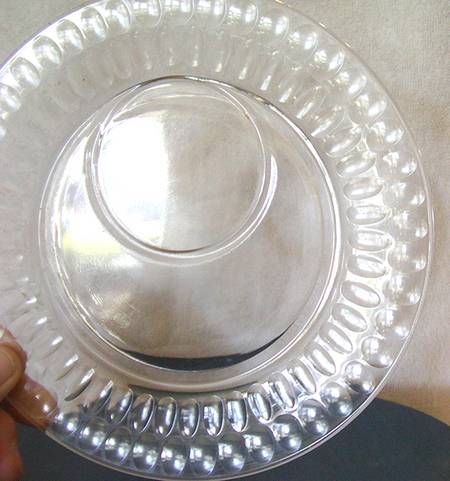555-1 Snack Plate No Cup