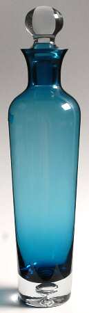 Festival Teal Vodka Decanter & Stopper