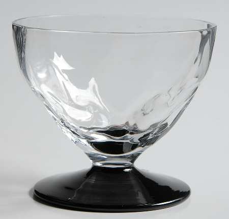 Monterey Clear (Black Base) Champagne/Tall Sherbet