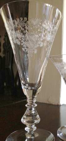 Fern Leaf (Stem 895, Etched) Water Goblet