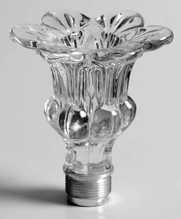 Medallion Scalloped Candelabra Socket