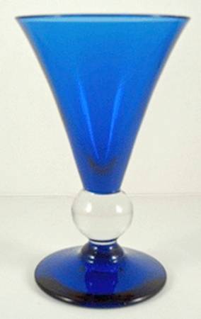 Apollo Cobalt Blue Water Goblet