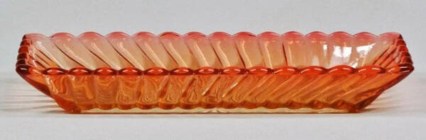 Swirl Rose Rectangular Vanity Tray