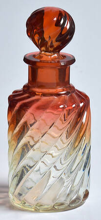 Swirl Rose Perfume Bottle & Stopper
