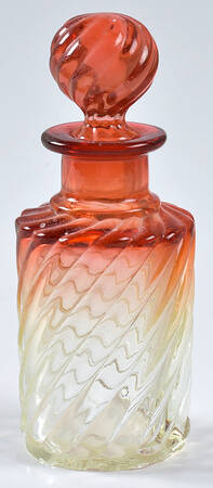 Swirl Rose Perfume Bottle & Stopper