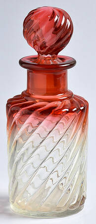 Swirl Rose Perfume Bottle & Stopper