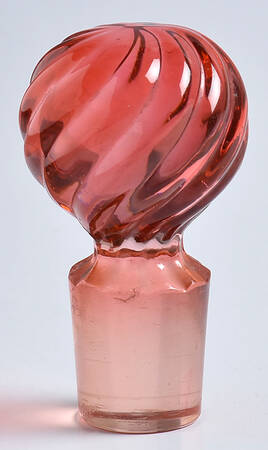 Swirl Rose Perfume Bottle Stopper
