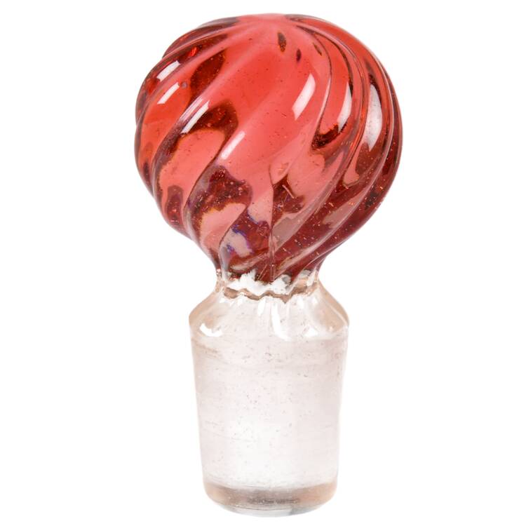 Swirl Rose Stopper for Perfume Bottle