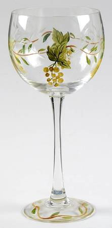 Grape Charms Water Goblet