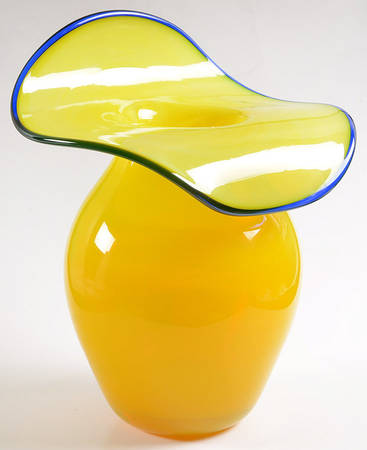 Vases #6419 11" Rippled Vase