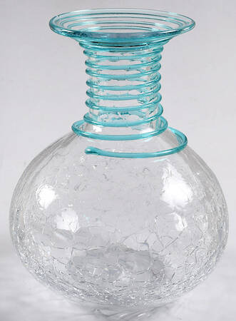 Vases 6" #8318 Crackled Finish Vase