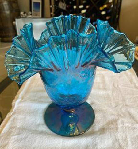 Vases 7'' #388 Crackled Belled Vase